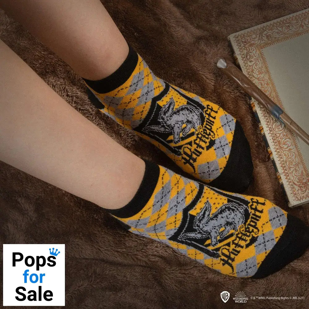 Harry Potter Ankle Socks 3-Pack Hufflepuff