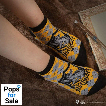 Harry Potter Ankle Socks 3-Pack Hufflepuff