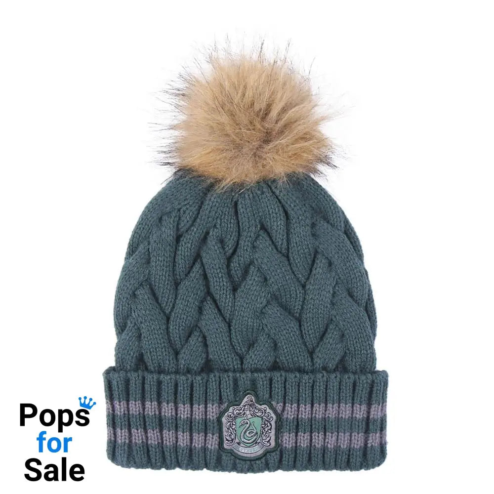 Harry Potter Beanie Pompon Slytherin Dark Green Beanies & Caps
