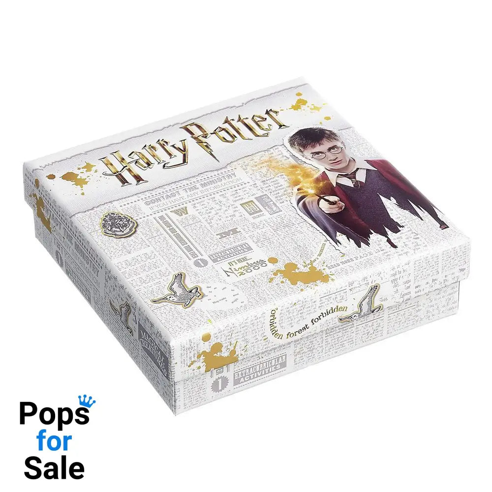 Harry Potter Bracelet Charm Set Deathly Hallows/Snitch/3 Spell Beads (silver plated)