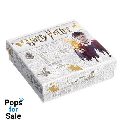 Harry Potter Bracelet Charm Set Deathly Hallows/Snitch/3 Spell Beads (silver plated)