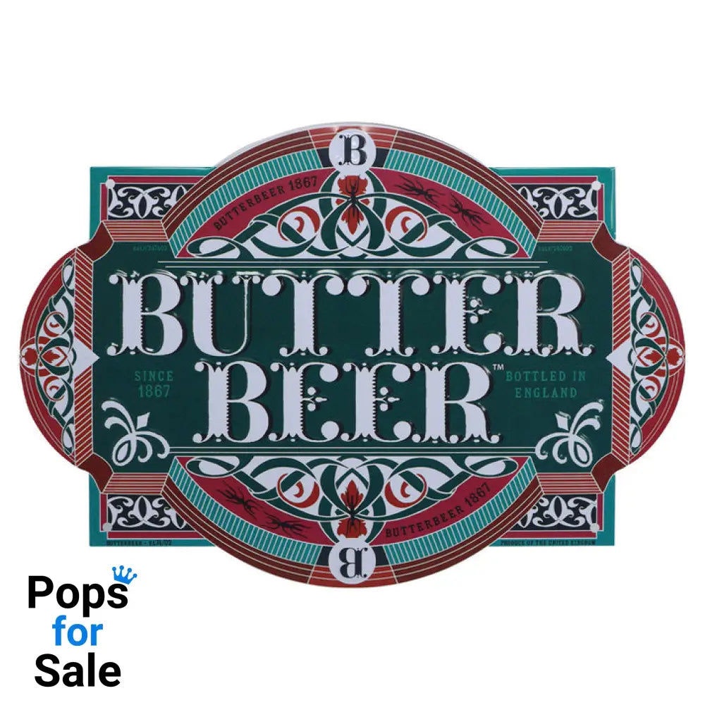 Harry Potter Butterbeer Tin Sign Tin Sign