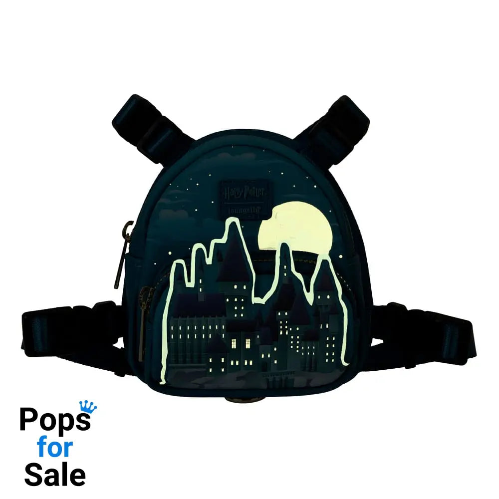 Harry Potter by Loungefly Dog Harness Mini Backpack Hogwarts Small
