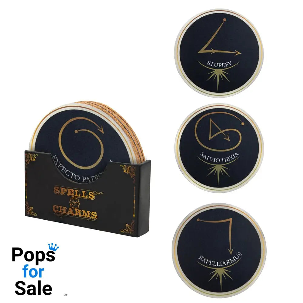 Harry Potter Coaster 4-Pack Spell & Charms