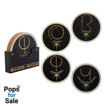 Harry Potter Coaster 4-Pack Spell & Charms