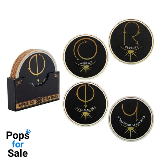 Harry Potter Coaster 4-Pack Spell & Charms