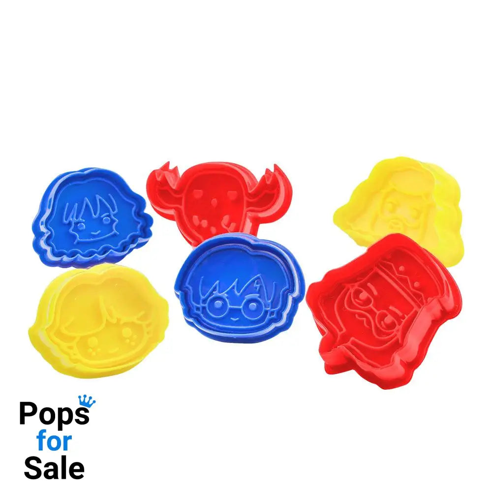 Harry Potter Cookie Cutter / Cookie Stamp 6-Pack Kawaii