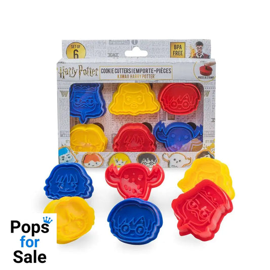Harry Potter Cookie Cutter / Cookie Stamp 6-Pack Kawaii