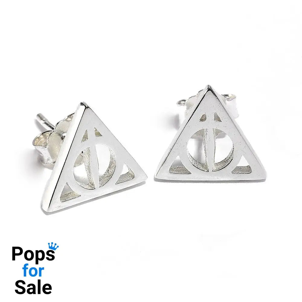 Harry Potter Deathly Hallow Stud Earrings (Sterling Silver) Earrings