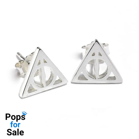 Harry Potter Deathly Hallow Stud Earrings (Sterling Silver) Earrings