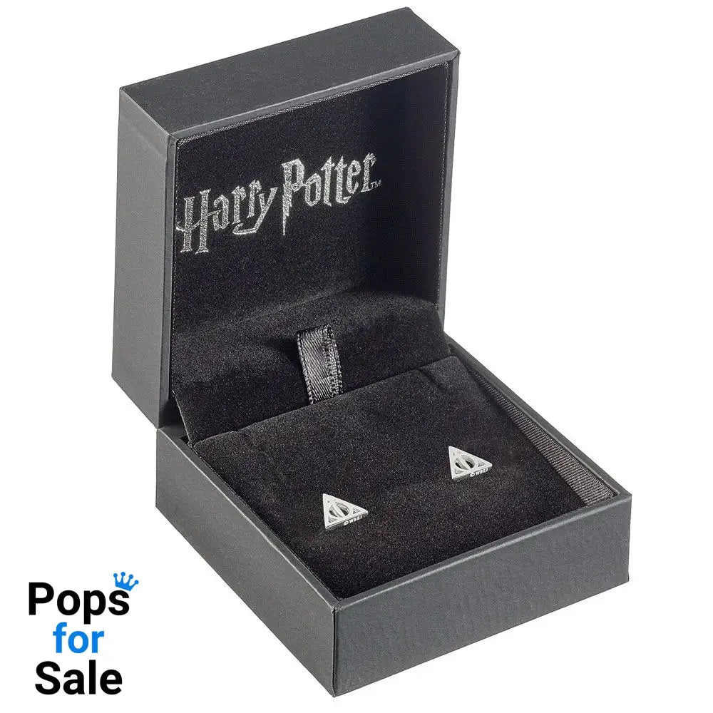 Harry Potter Deathly Hallow Stud Earrings (Sterling Silver)