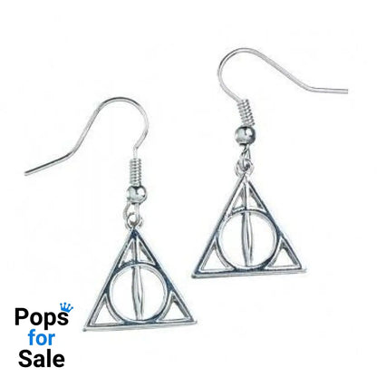 Harry Potter Deathly Hallows Earrings (silver plated) Earrings