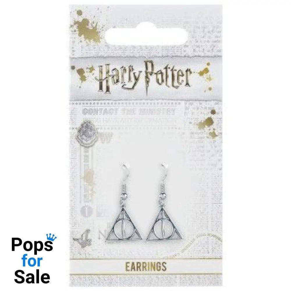 Harry Potter Deathly Hallows Earrings (silver plated)