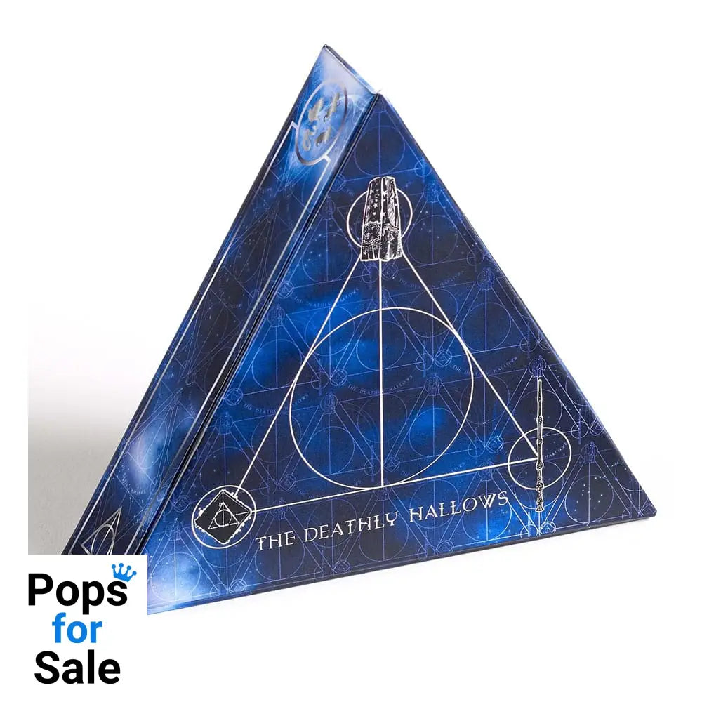 Harry Potter: Deathly Hallows spinning Necklace Gift Set (Silver Tone)