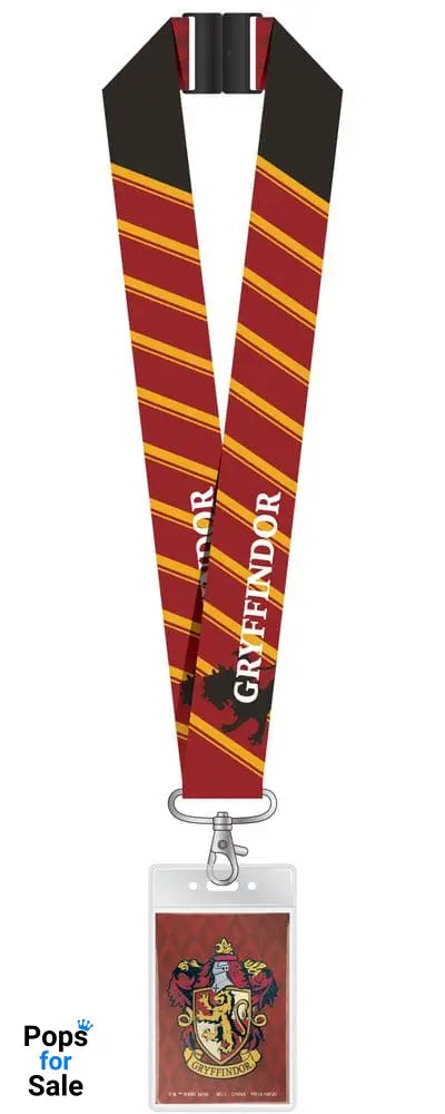 Harry Potter Deluxe Lanyard with Card Holder Gryffindor