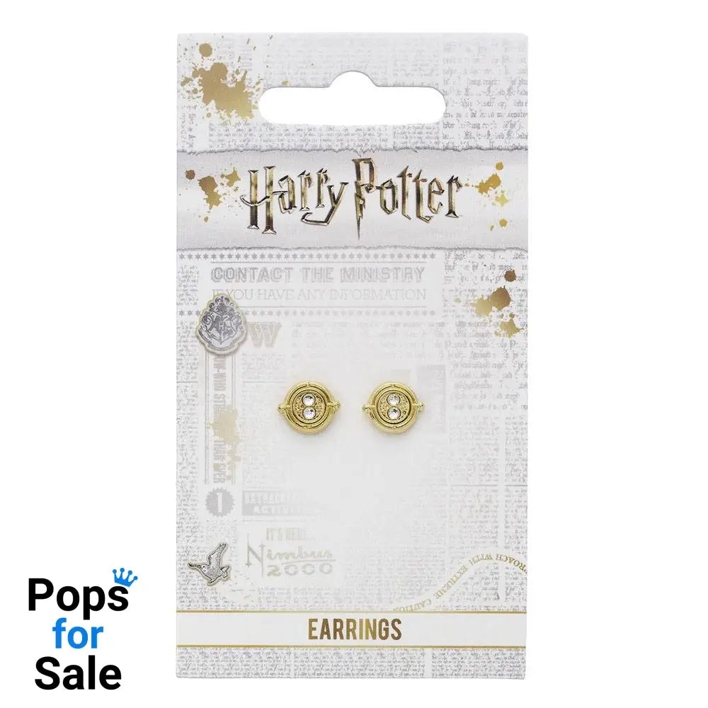 Harry Potter Earrings Time Turner (gold plated)
