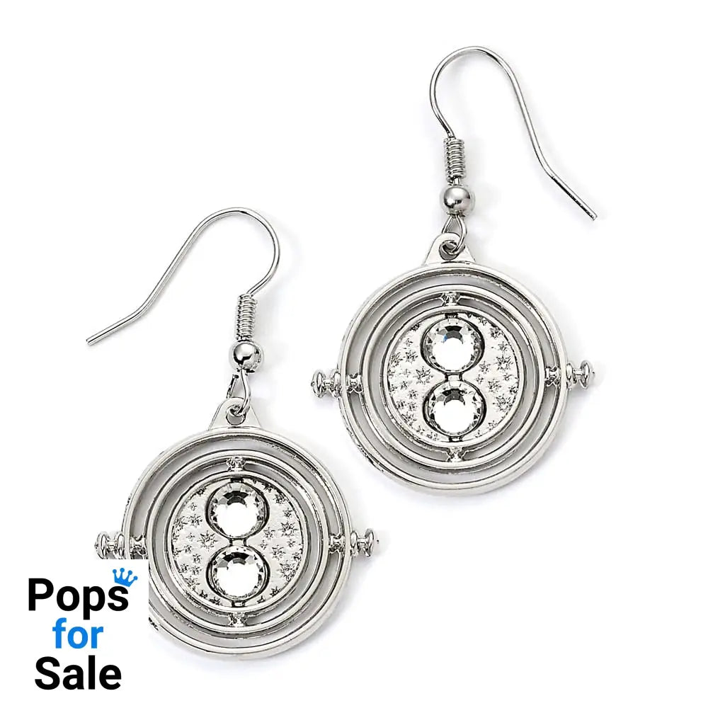 Harry Potter Earrings Time Turner (Silver Tone)