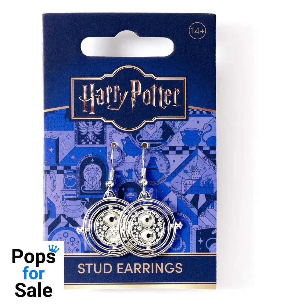 Harry Potter Earrings Time Turner (Silver Tone)