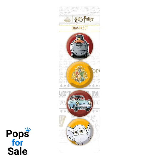 Harry Potter Eraser 4-Pack