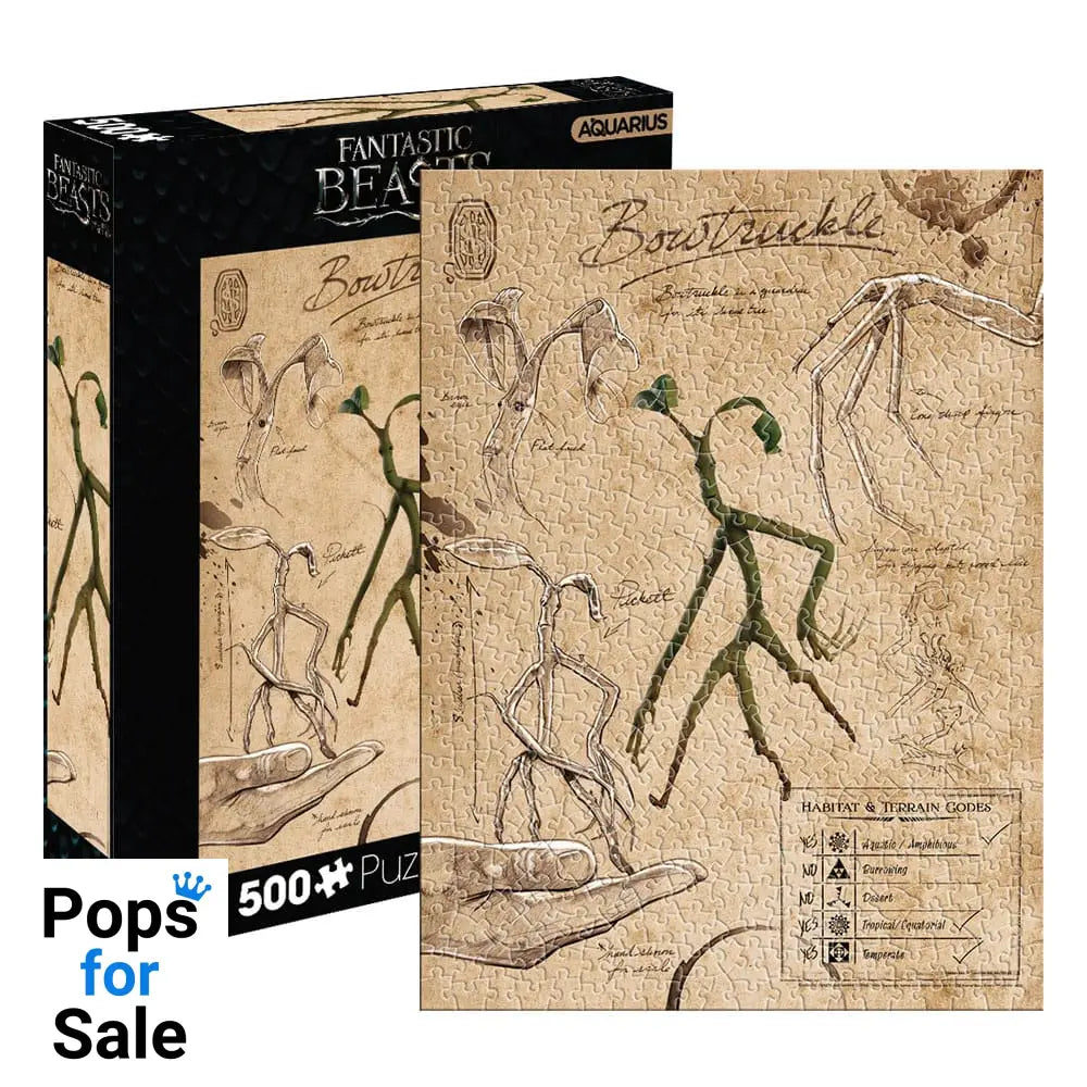 Harry Potter: Fantastic Beasts - Bowtruckle 500 Piece Jigsaw Puzzle