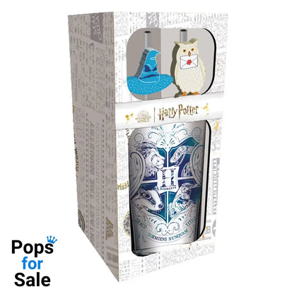 Harry Potter Glass Tumbler with Straws Hogwarts 485 ml Kitchen- and Tableware