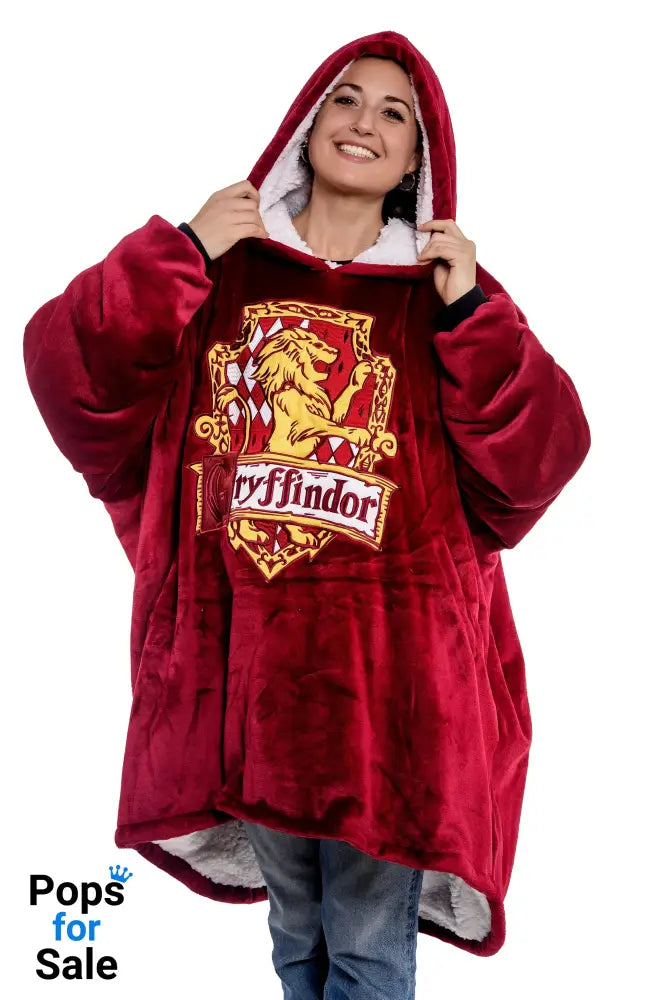 Harry Potter: Gryffindor Oversized Hoodie Blanket