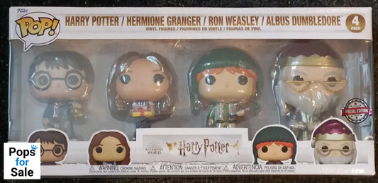 Harry Potter- Hermione- Ron- Dumbledore Funko POP - Box Damaged