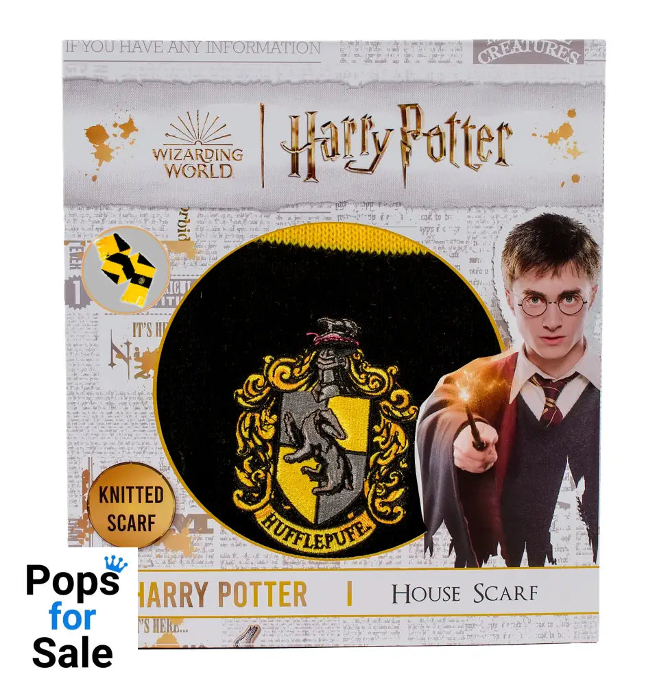 Harry Potter: Hufflepuff Bold Stripes Scarf (Boxed)