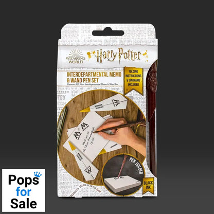 Harry Potter Interdepartmental Memo with Wand Pen Set Hogwarts