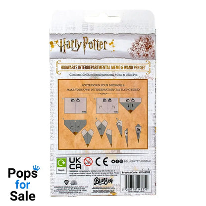 Harry Potter Interdepartmental Memo with Wand Pen Set Hogwarts