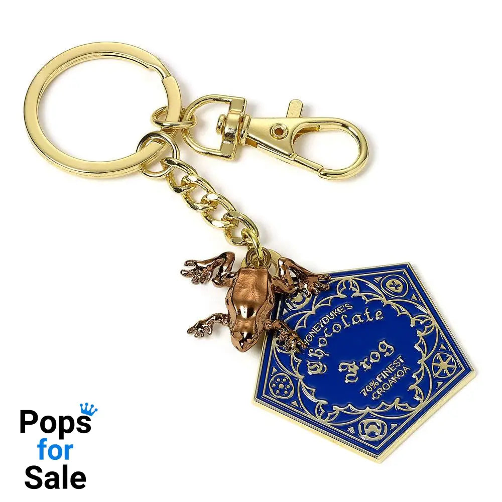 Harry Potter Keychain Chocolate Frog (gold plated) Keyrings