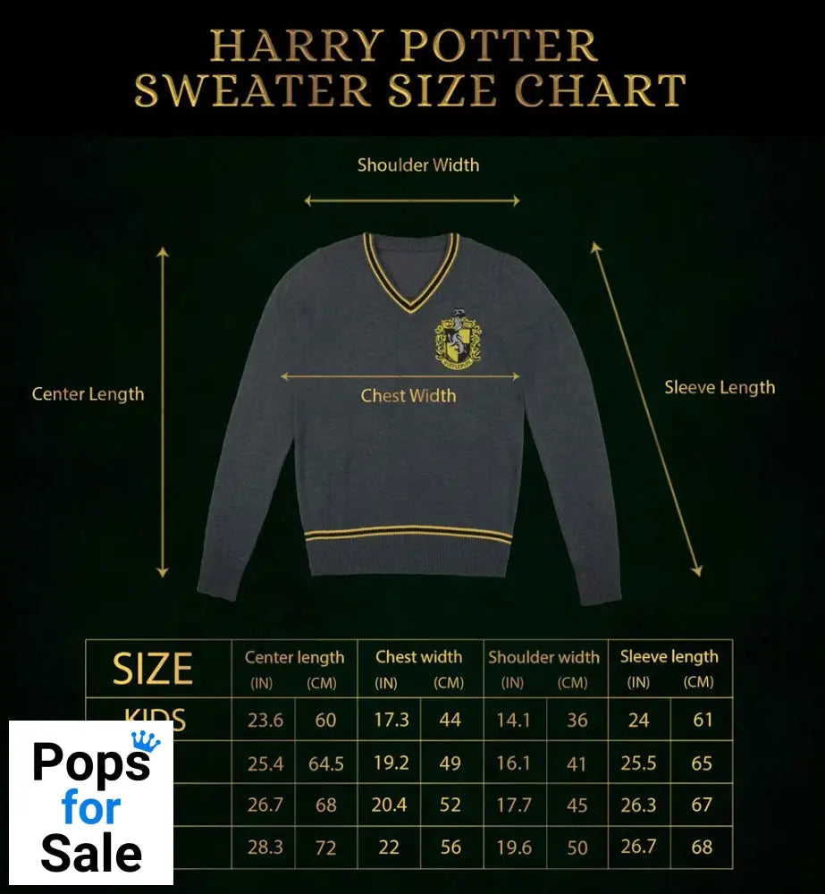Harry Potter Knitted Sweater Hufflepuff Size XL
