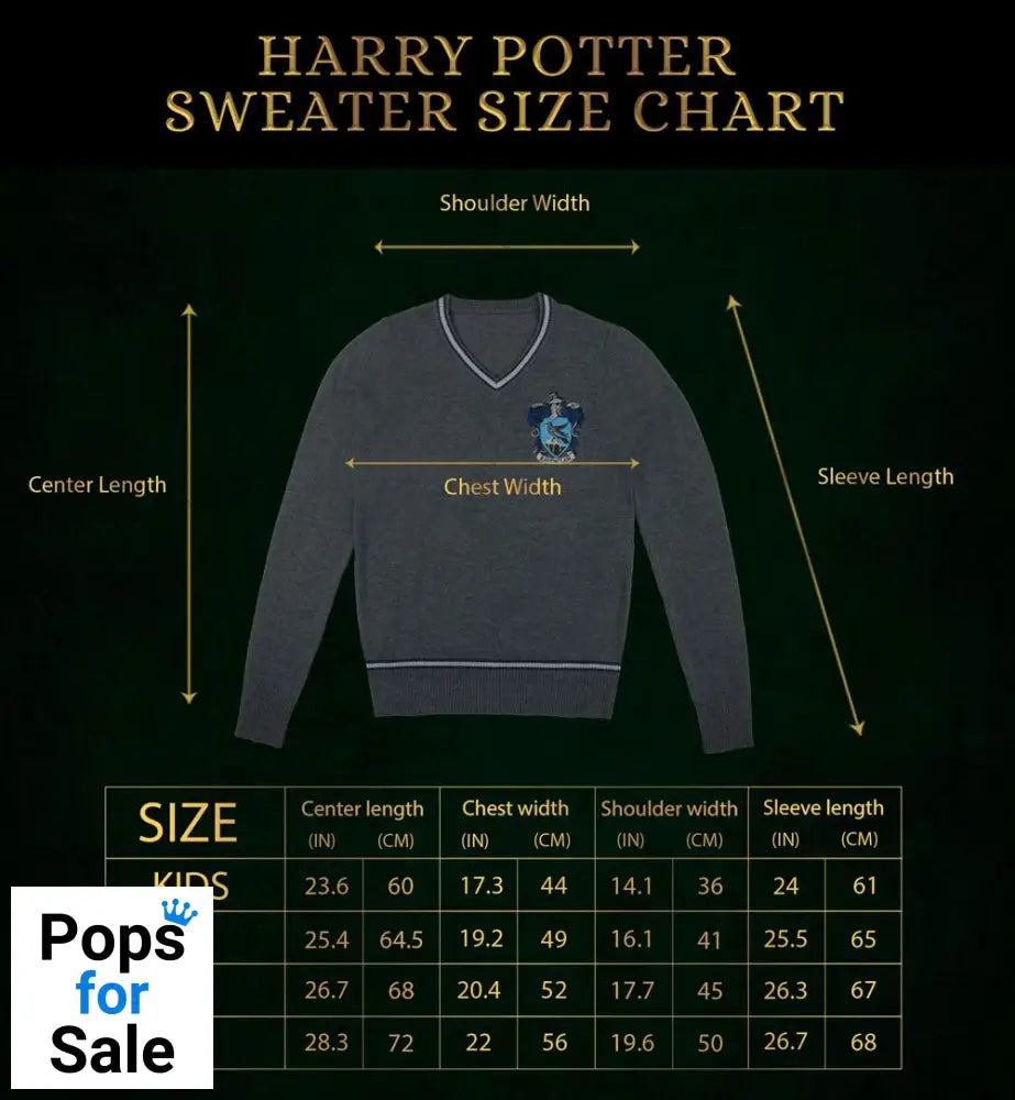 Harry Potter Knitted Sweater Ravenclaw Size M Sweaters