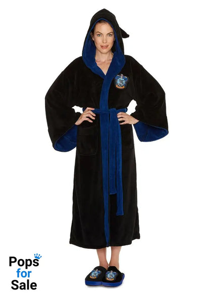 Harry Potter Ladies Fleece Bathrobe Ravenclaw