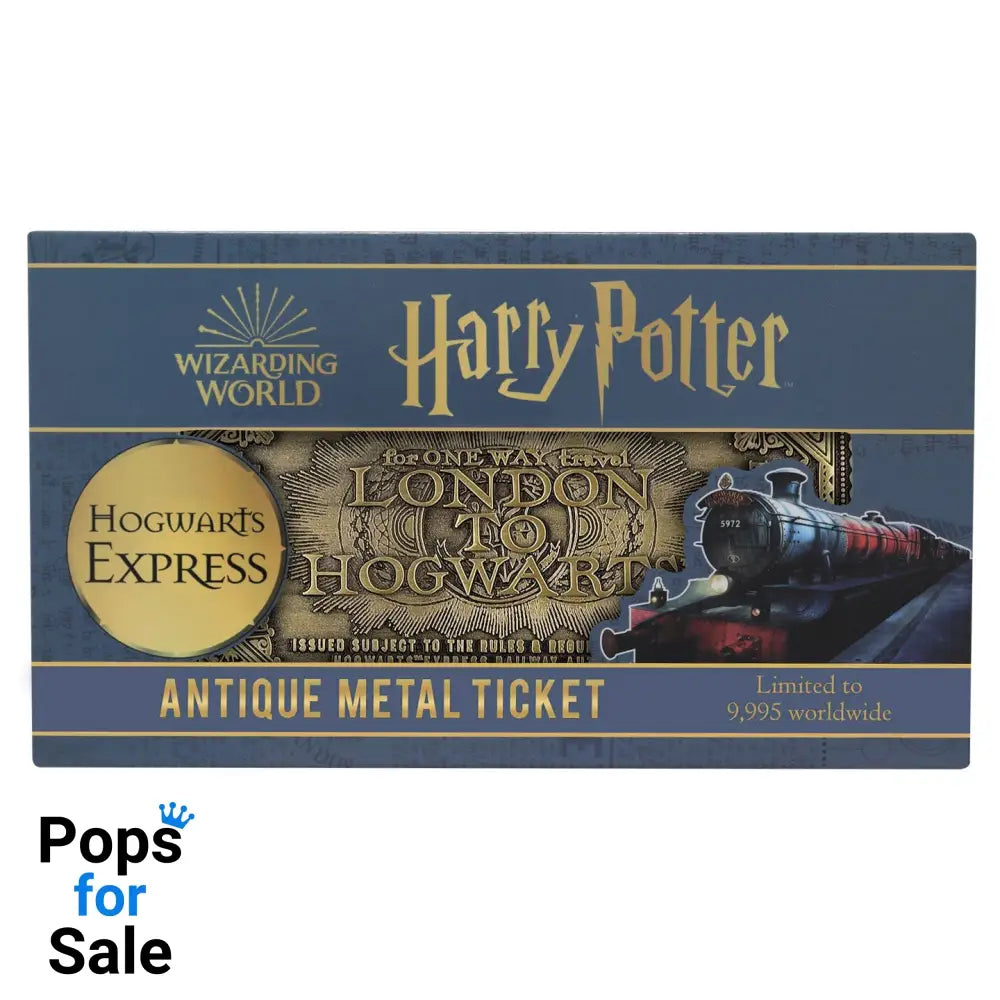 Harry Potter Limited Edition Replica Hogwarts Express Train Ticket
