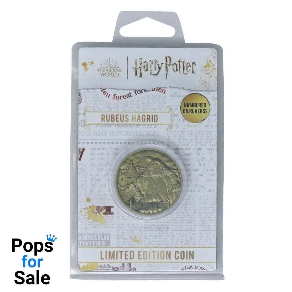 Harry Potter Limited Edition Rubeus Hagrid Collectible Coin Coin