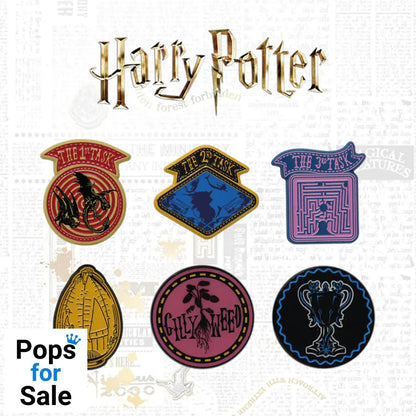 Harry Potter Limited Edition Set of 6 Triwizard Tournament Pin Badges 6 Pack of Pins