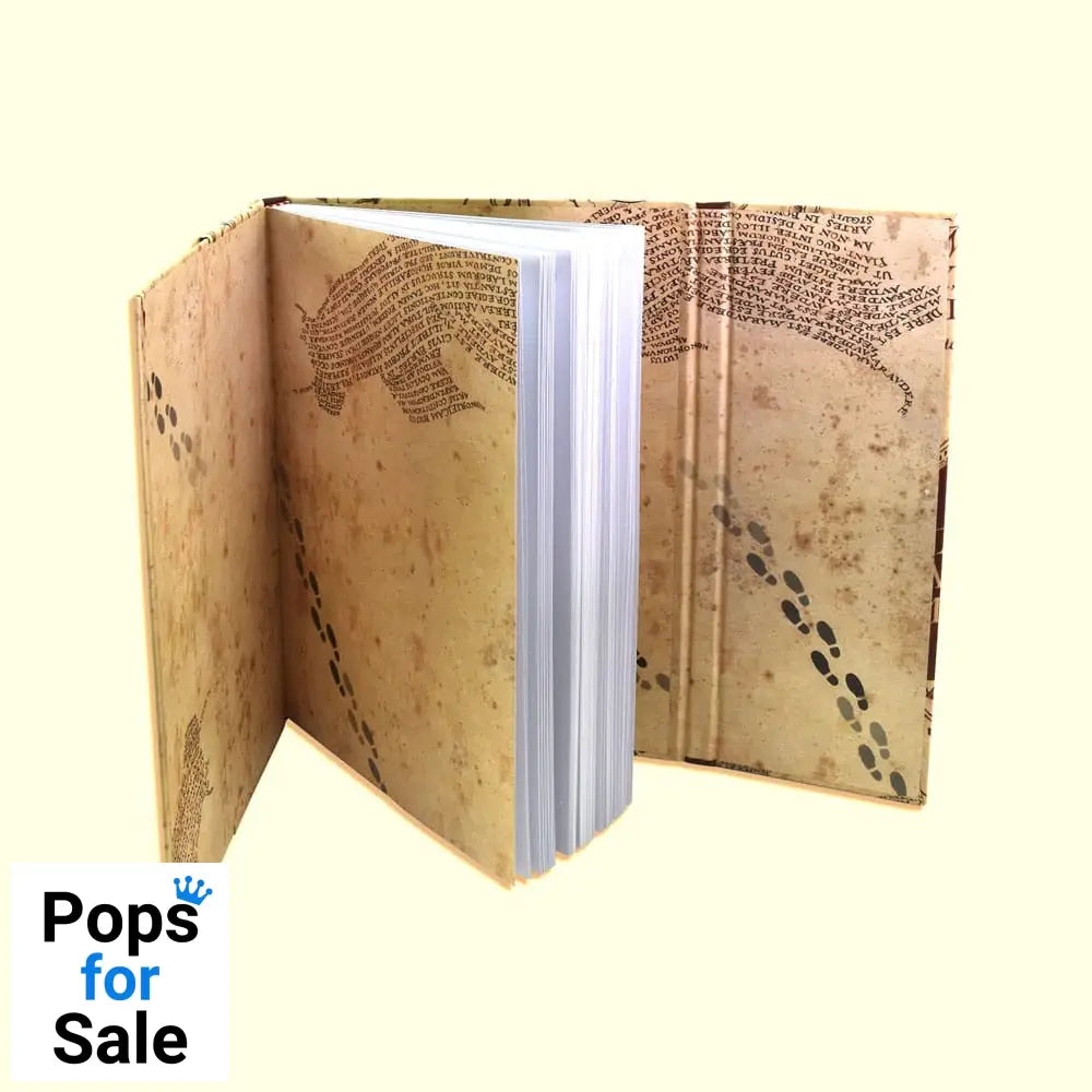 Harry Potter Magnetic A5 Notebook Marauders Map