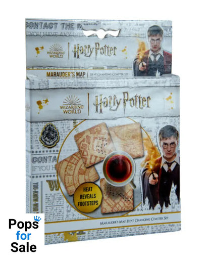 Harry Potter: Marauder’s Map Heat Changing Coasters (4pcs)
