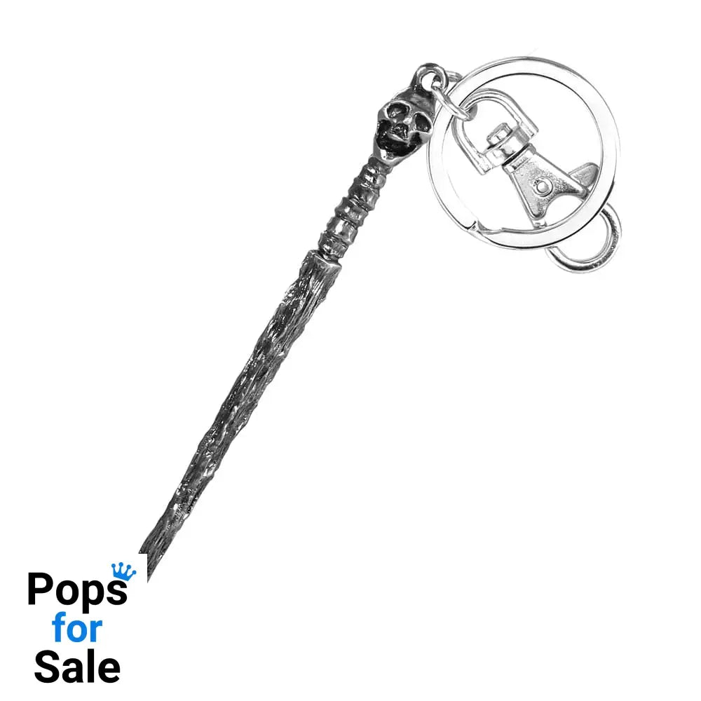 Harry Potter Metal Keychain Deathly Eater Wand Keyrings