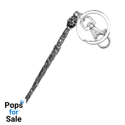 Harry Potter Metal Keychain Deathly Eater Wand Keyrings