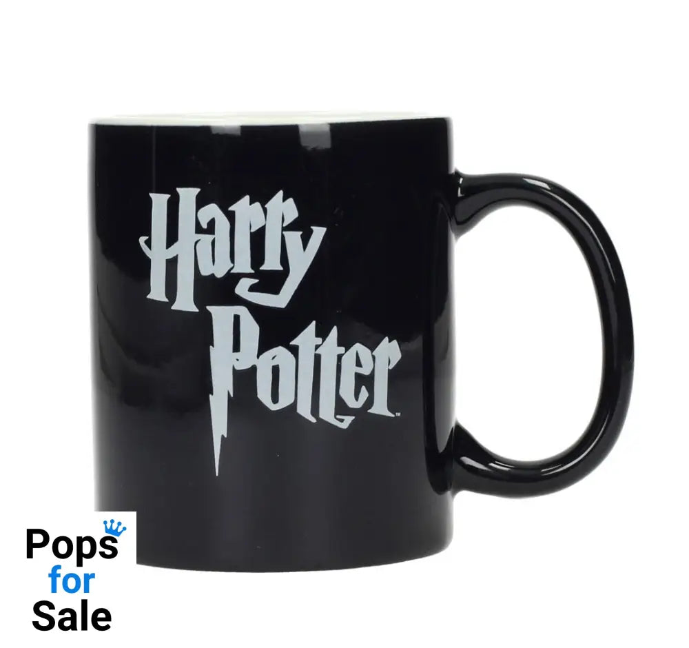Harry Potter Mug Logo B&W