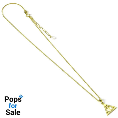 Harry Potter Necklace Deathly Hallows (Gold plated)