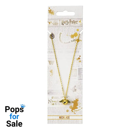 Harry Potter Necklace Golden Snitch Charm (Golden Tone) Pendants & necklaces