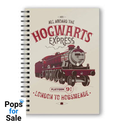 Harry Potter Notebook with 3D-Effect All Aboard the Hogwarts Express Stationery
