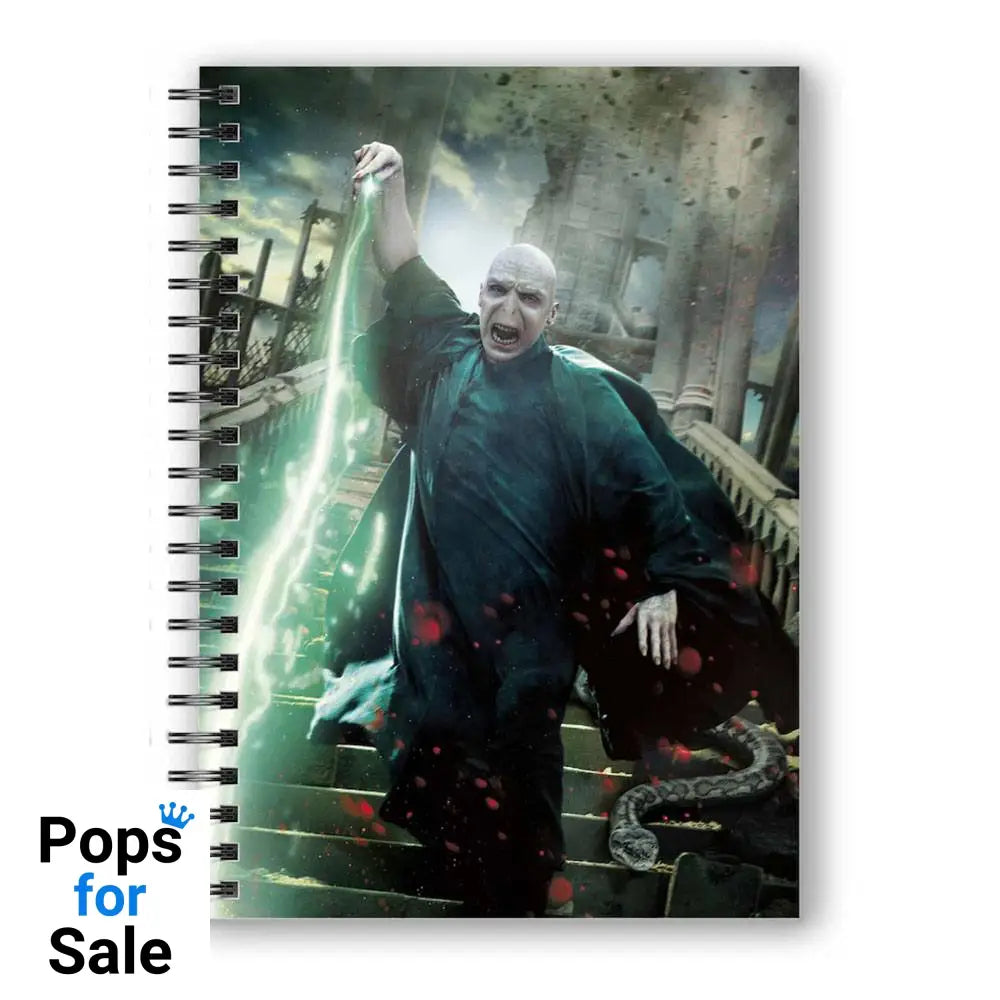 Harry Potter Notebook with 3D-Effect Voldemort Poster Stationery