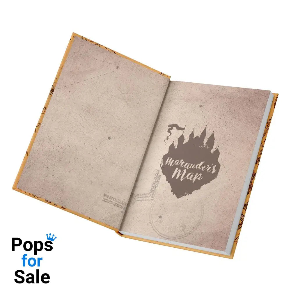 Harry Potter Notebook with Light Marauder's Map