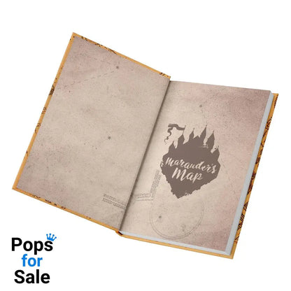 Harry Potter Notebook with Light Marauder's Map