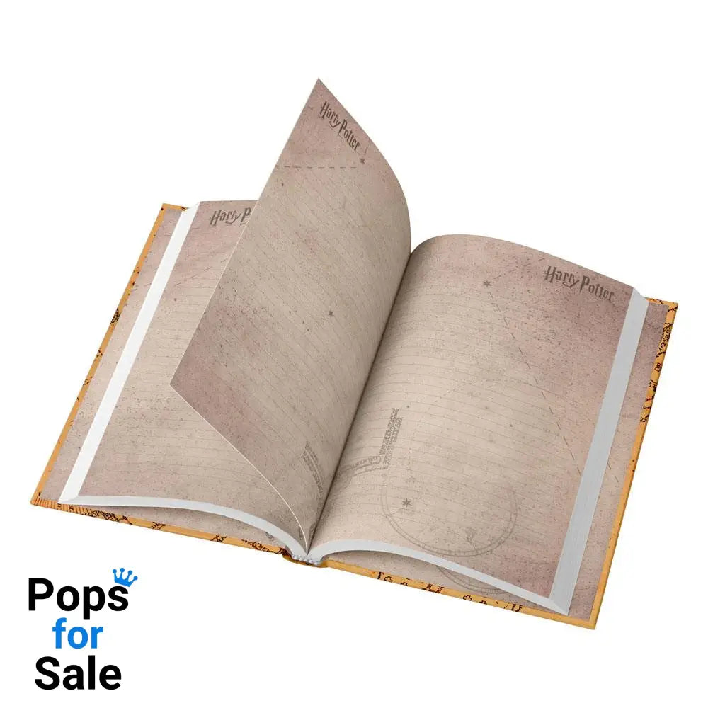 Harry Potter Notebook with Light Marauder's Map