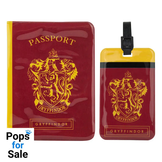 Harry Potter Passport Case & Luggage Tag Set Gryffindor